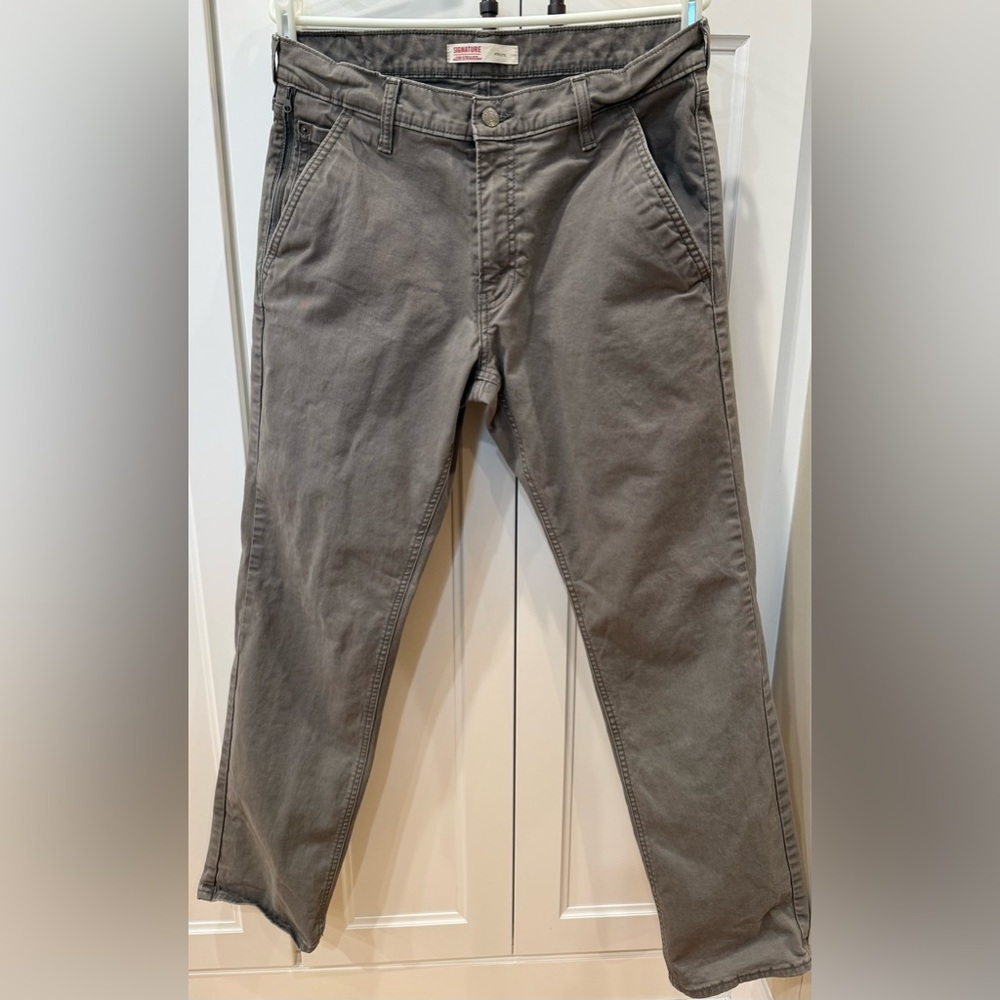 Levi’s Signature Athletic Fit Jeans 32 x 34 gray hardly worn